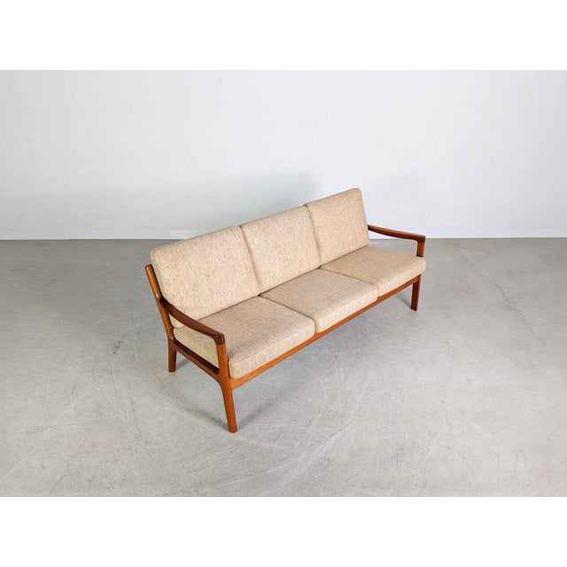 Wood Mid-Century 3-Seater Sofa in Teak by Ole Wanscher for France & Søn / France & Daverkosen For Sale - Image 7 of 15