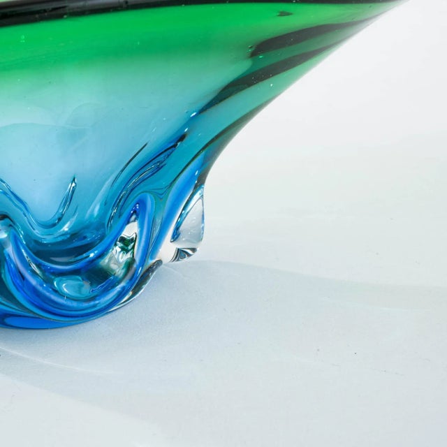 Vintage Italian Glass Plateau For Sale - Image 9 of 9