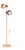 Mid-Century Floor Lamp in Metal attributed to Drukov, Czech, 1970s For Sale