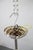 Metal Czechoslovak Art Deco Nickel Chandelier with Opaline Glass Globes, 1930s For Sale - Image 7 of 12