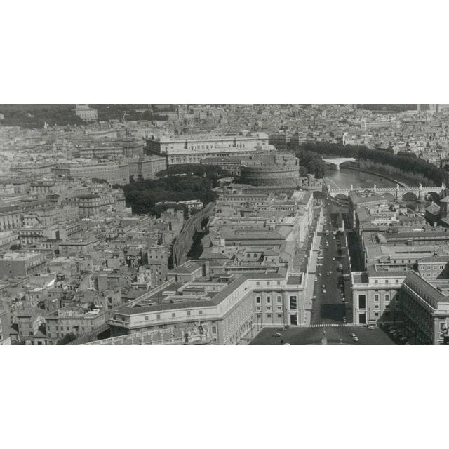 St. Peters Square Rome, Italy, 1950s, Black & White Photograph For Sale - Image 3 of 5