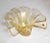 Metal 1970's Large Barovier Murano Gold Shell Centerpiece Bowl For Sale - Image 7 of 11