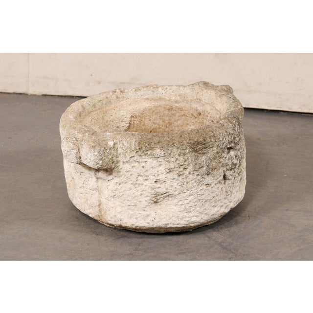 Stone 19th Century Spanish Carved-Stone Vessel For Sale - Image 7 of 11