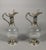Pair of 19th Century Rococo Crystal and Silver Ewers 950 Sterling Silver with a gilt interior Total weight: 1411g French...