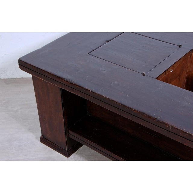 Wood Vintage Wooden Coffee Table, 1950s For Sale - Image 7 of 18