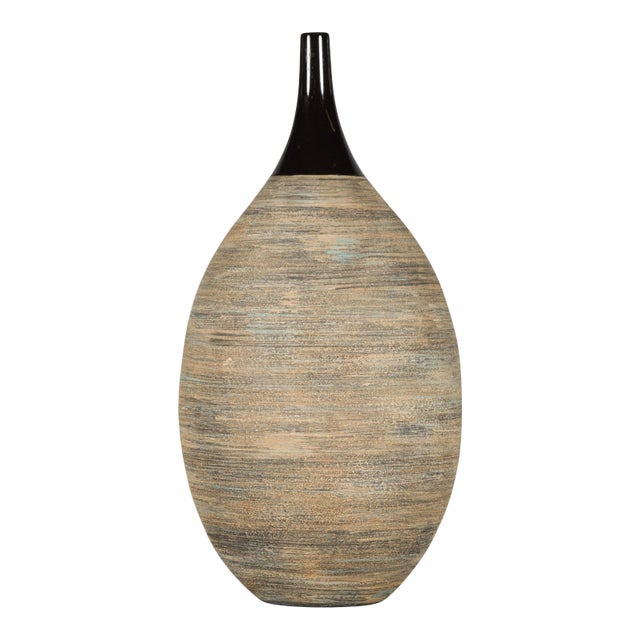 Northern Thai Chiang Mai Contemporary Textured Vase from the Prem Collection For Sale