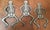 Mid 20th Century Vintage Halloween Beistle Skelton Set 3 Jointed For Sale - Image 5 of 9