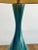 Mid-Century Modern Green Malachite Teardrop Design Table Lamp W Custom Shade For Sale - Image 4 of 16