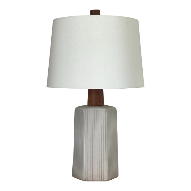1960s Mid-Century Modern Hexagon Shaped Martz Lamp by Jane and Gordon Martz for Marshall Studios For Sale