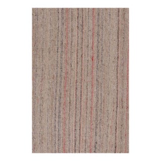 Vintage Persian Palas Bidjar Kilim With Polychromatic Stripes - Rug & Kilim For Sale