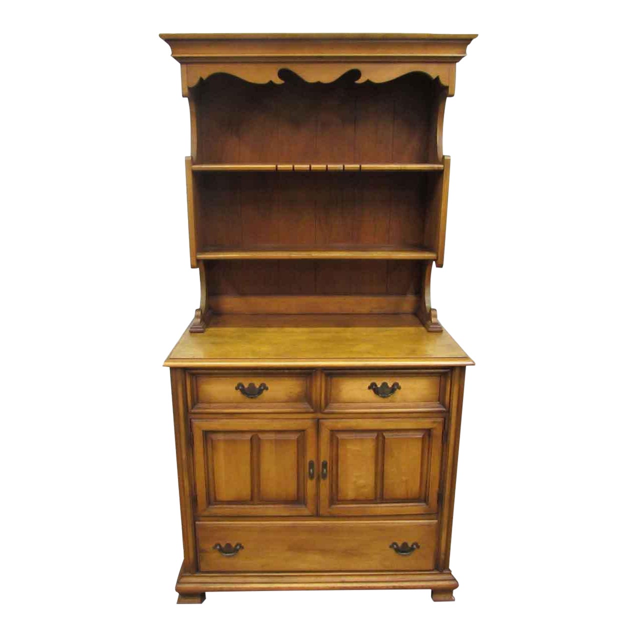 Rustic Maple 2 Piece Cabinet Server Chairish