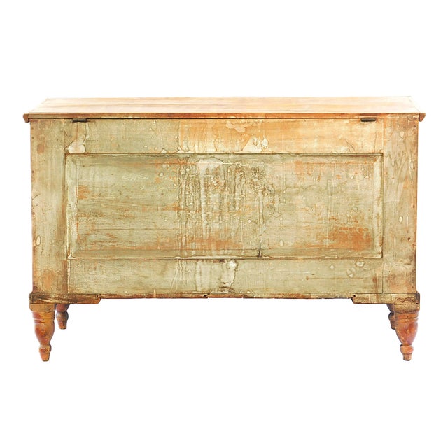 Late 19th Century Pennsylvania Flame Orange Painted Blanket Chest, C. 1870 For Sale - Image 5 of 5