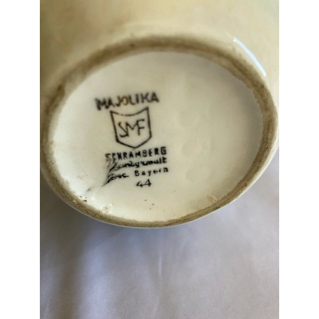 1940s 1940's Majolika Peasant Vase For Sale - Image 5 of 6
