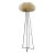 Currey & Co. Organic Modern Wicker Floor Lamp For Sale