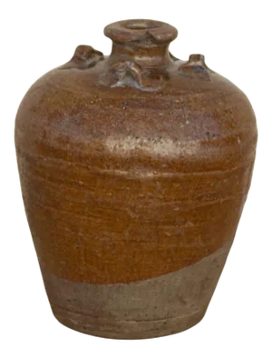 Antique Stoneware Burmese Wine Vessel