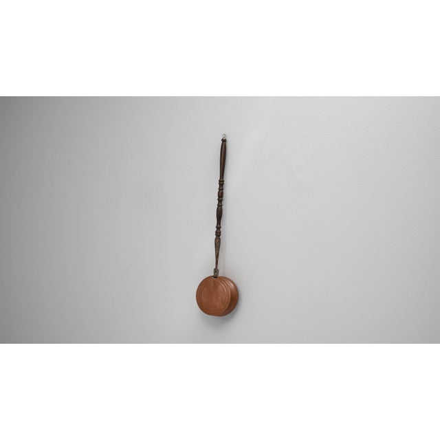 19th Century French Copper Bed Warmer For Sale - Image 11 of 18