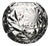 Lausitzer Margaret German Lead Crystal Rose Bowl 5" Sunflower Pattern For Sale
