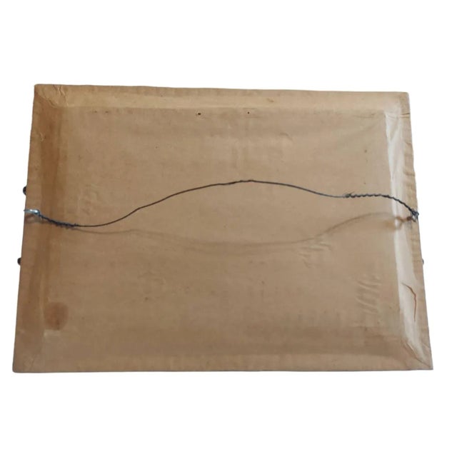 Figurative Vintage Small Needlepoint Fruit Tray For Sale - Image 3 of 8