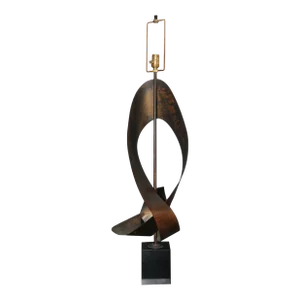 1960s Brutalist Style Lamp Attributed to Richard Barr for the Laurel Lamp Co.