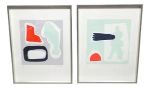 Bará Ledvinka, Compositions, Silkscreen Prints, Set of 2