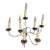 Antique French Wrought Iron Candle Sconces – Electrified 19th Century Wall Lights - a Pair For Sale