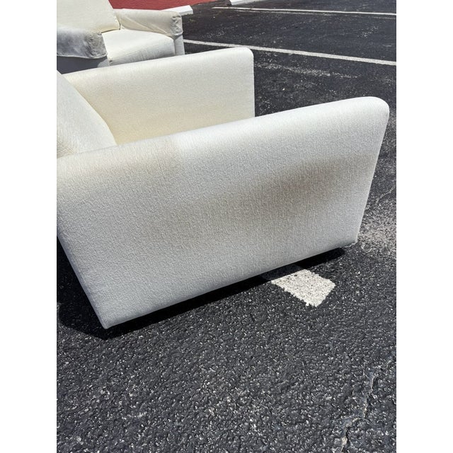 Mid Century Club Chair Pair on Casters For Sale In Tampa - Image 6 of 8