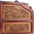 Brown Chinese Carved Door Panels Lacquer Wood Wall Panel Art 33" For Sale - Image 8 of 12