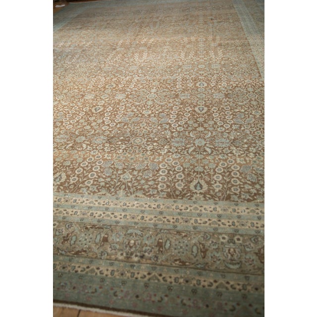 Vintage Distressed Hereke Carpet - 9'9" x 13'8" For Sale - Image 11 of 11