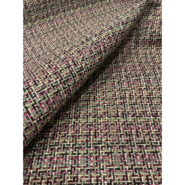 Modern Romo - Black Edition: Quanta Verbena 9026/04 Designer Fabric - 4.5 Yards For Sale - Image 3 of 3
