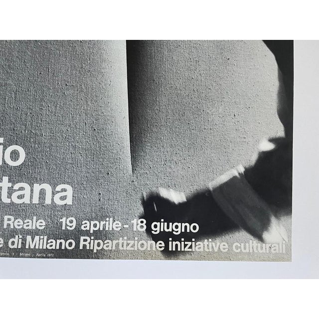 Ugo Mulas, Lucio Fontana Exhibition at the Palazzo Reale in Milan, 1972, Poster For Sale - Image 4 of 5