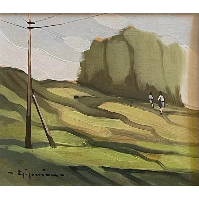 Vintage Italian School Framed Painting For Sale In Austin - Image 6 of 9