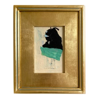 "Ice Cream Monster" 2025 Framed Mini Painting by Jessalin Beutler For Sale