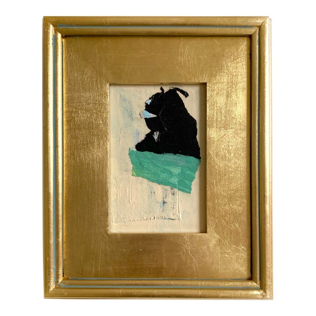 "Ice Cream Monster" 2025 Framed Mini Painting by Jessalin Beutler For Sale