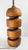 Mid-Century Modern Mid 20th Century Mid-Century Modern Sculptural Architectural Turned Walnut Table Lamp For Sale - Image 3 of 10