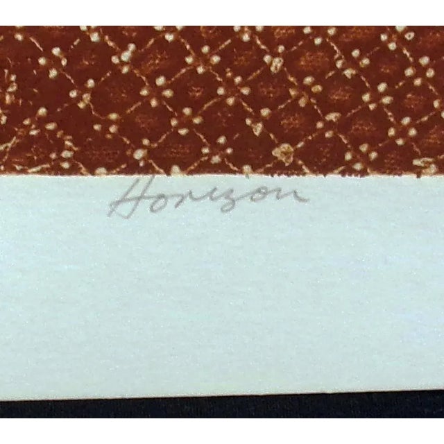 1980s "Horizon" Hand-Signed Collagraph Western Print by John Ross For Sale In Denver - Image 6 of 7