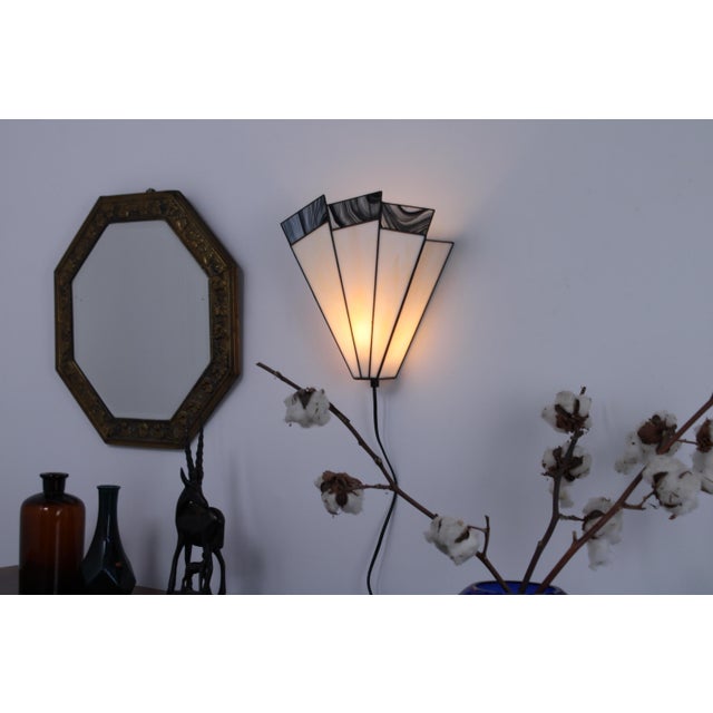 1980s Art Deco Postmodern Wall Lamp, 1980s For Sale - Image 5 of 13