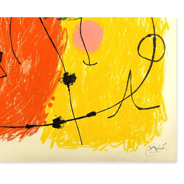 Le Lézard aux Plumes d'Or - Original Lithograph by Joan Mirò - 1971 1971 For Sale - Image 3 of 5