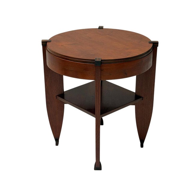 Art Deco Amsterdam School Coffee Table by J.J. Zijfers Amsterdam, 1920s For Sale - Image 16 of 16
