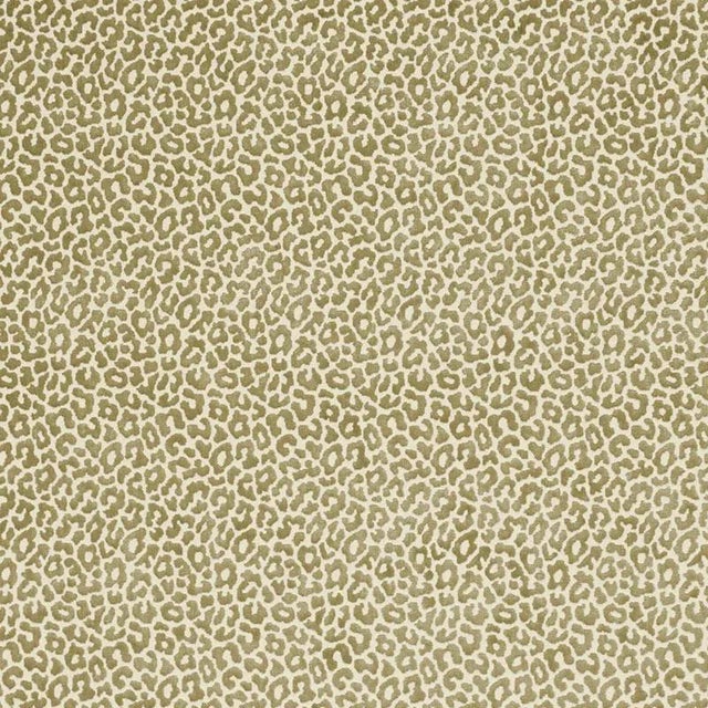 Sample - Schumacher X Timothy Corrigan Madeleine Velvet Fabric in Verdigris For Sale