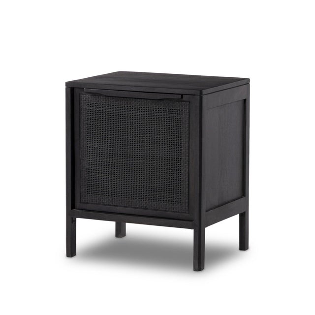 Contemporary Four Hands Sydney Nightstand - Black Wash, Right For Sale - Image 3 of 10