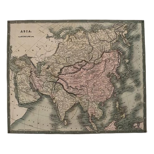 1831 Teesdale Map of Asia For Sale