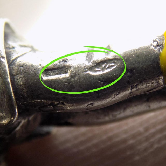 Vintage Italian Sterling Silver Gyro Gearloose Figurine, Tuscany, Italy, 1980s For Sale - Image 9 of 13