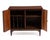 Wood Ramseur Furniture Mid Century Walnut Brass Diamond Front Record Cabinet Credenza Unmarked For Sale - Image 7 of 13