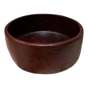 1960s Teak Wood Serving Bowl Danish Modern Style Dansk