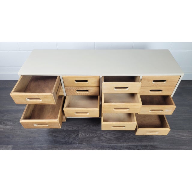 Brown Chest of Drawers attributed to James Leonard for Esa Esavian, 1970s For Sale - Image 8 of 16