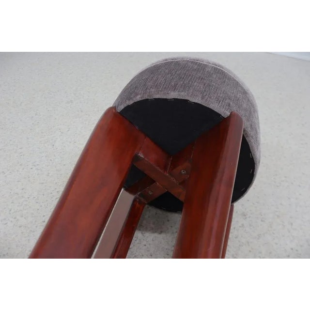 1950s Set of Mid-Century High Stools attributed to Melchiorre Bega, 1950s For Sale - Image 5 of 11