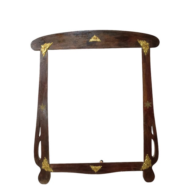 Large Modern Photo Frame, 1890s For Sale - Image 5 of 6