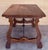 Wood 20th Dining or Console Table of Walnut with Lyre Legs and Heavy Top, Spain For Sale - Image 7 of 18