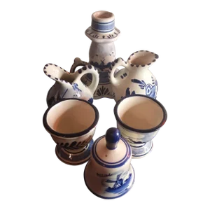 1970s Delft Hand-Painted Made in Holland- 6 Pieces