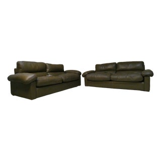 Set of Petronio 603 Sofas by Tito Agnoli for Poltrona Frau, Italy, 1970s For Sale